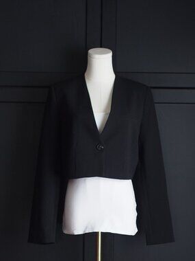Dynamite | NWOT Cropped Collarless Blazer